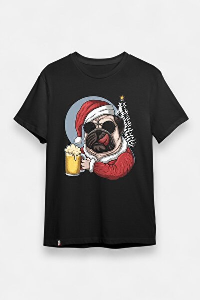 CONSTRAİN Πρωτοχρονιάτικο μπλουζάκι με θέμα τον πουγκάκι με στάμπα - T-SHIRT