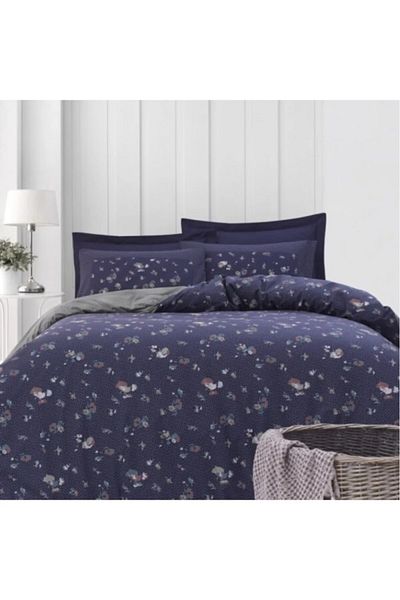 Altınbaşak Ranforce Home Duvet Cover Set - Single, Mıta On Moonlıt 0-3020