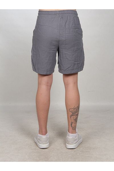 bomull textıle Men's Muslin Shorts - Relaxed Fit