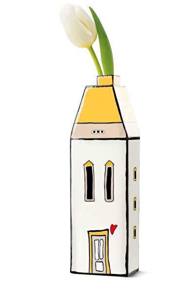 Egan Italy Le Casette Çubuklu Koku Difüzörü 11 cm x 27 cm Sarı