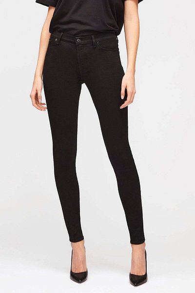 7 For All Mankind Stretch Skinny Fit Rinsed Jeans