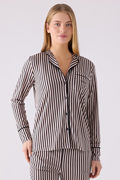 Pierre Cardin Ριγέ γυναικείο πουκάμισο και σετ πιτζάμες