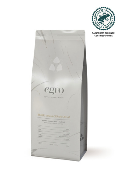 Brazil, Minas Gerais Decaf (Kafeinsiz) I Taze Kavrulmuş Çekirdek Kahve 500 g