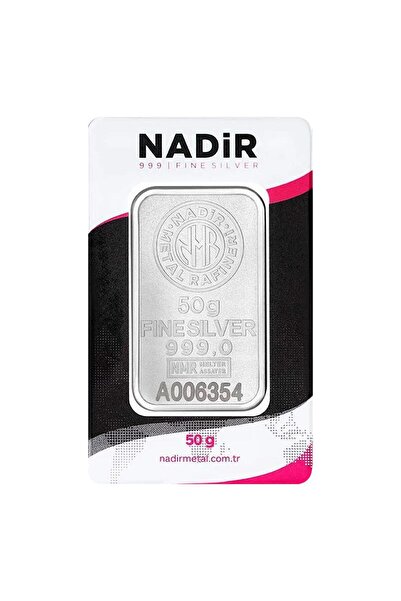 Nadir Gold NadirGold 50 Gr Gümüş Külçe