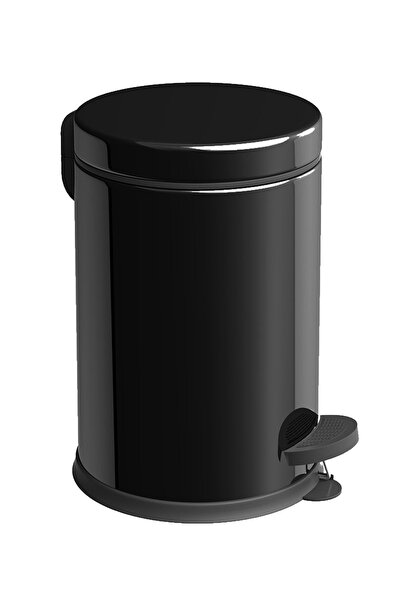 REYKA HİJYEN 12 Litre Siyah Pedallı Çöp Kovası