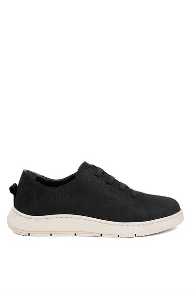 Ayakkabı Fuarı Elit KN035 Z8451 - Pantofi casual de damă din piele naturală neagră