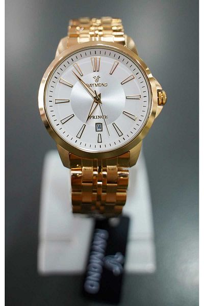 Raymond Gold Color Steel Watchband