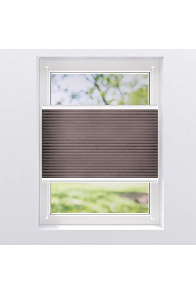 MD Plise Beyaz Alüminyum Kasa 150x200 Karartma (BLACKOUT) Bat  Plise Perde