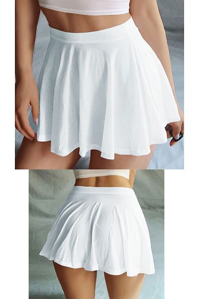 BENİMOLMALI Fusta cu talie elastica Fusta mini Fusta intreaga din lycra Fusta clopot Fusta cu talie elastica Fusta de zbor