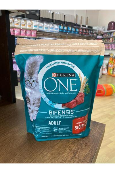 Purina One purına one yetişkin kedi sığır etli 800gr