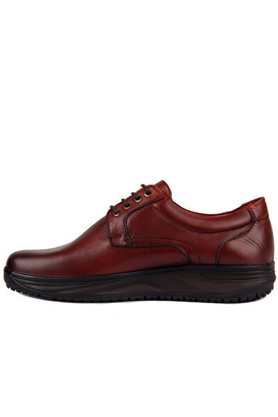 SailLakers - Burgundy Leather Men's Casual Shoes 101-2859-65390