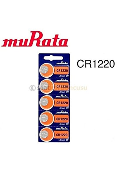 MURATA Cr1220 5 Adet Saat Ve Cihaz Için Orjinal Pil