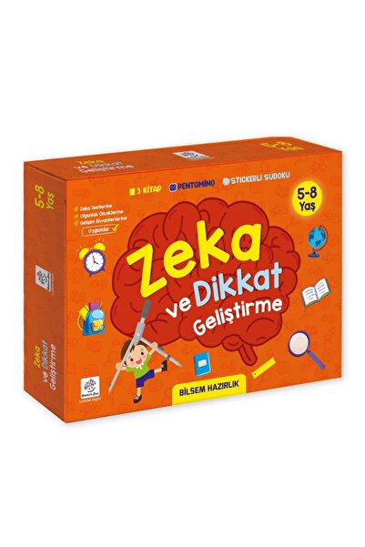 Enine Boyuna Eğitim 5-8 Yaş Zeka ve Dikkat Geliştirme Seti