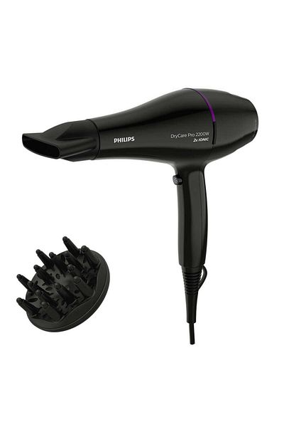 Philips Bhd27403، مجفف شعر فيليبس دراي كير برو - BHD27403، اسود،