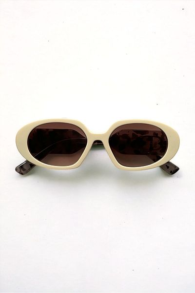 REN EYEWEAR BERRY OVAL New Season Popular Sunglasses - UV400 Protected with Leopard Detail