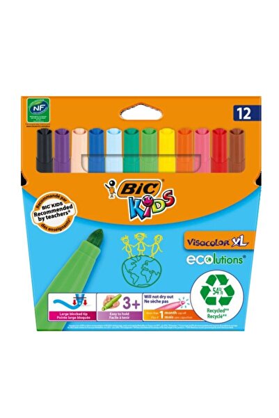 Bic Jumbo Doğa Dostu 12mp#039li Keçeli Boya Kalemi