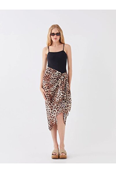 Seçgin LEOPAR UZUN PAREO 0030