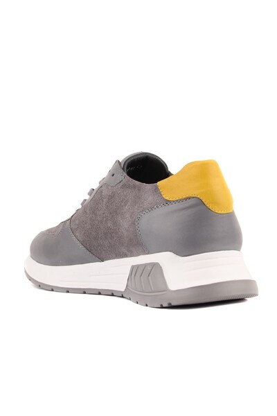 SailLakers - Gray Suede, Leather Men's Casual Shoes 101-6015-H1194