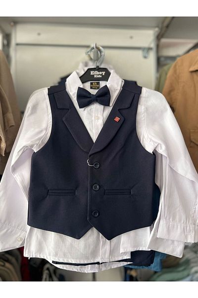 İkizler Quality Linen Children's Suit - With Shirt