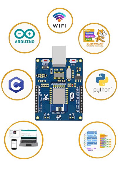 Lord Robotics Lord Beginner Eğitim Seti(robotik Kodlama Ve Iot Proje Geliştirme Seti)