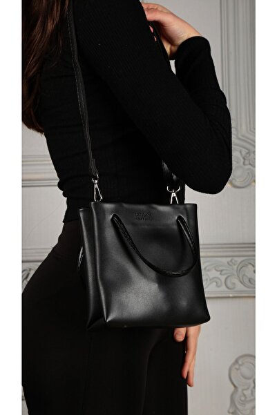 Valu Accessorize Siyah, Askılı Mini Tote Çarpraz Kadın Çanta