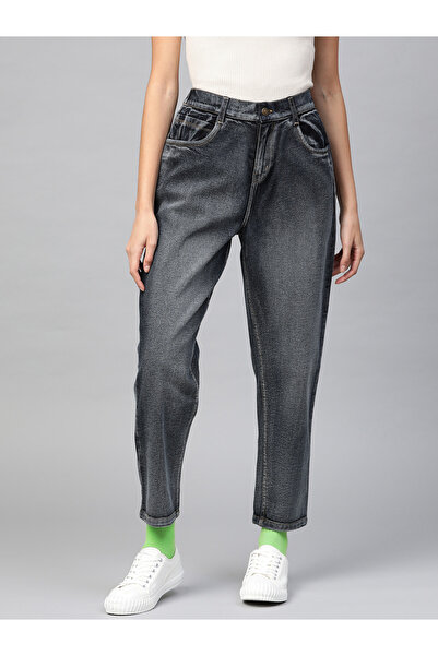 Sassafras By Styli High Rise Washed Basic Jeans