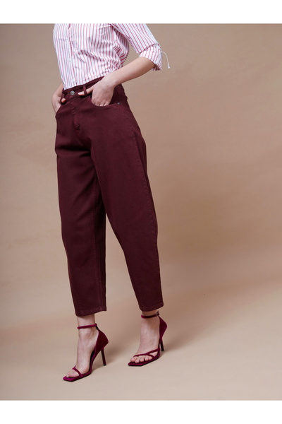 Sassafras By Styli High Rise Balloon Fit Jeans