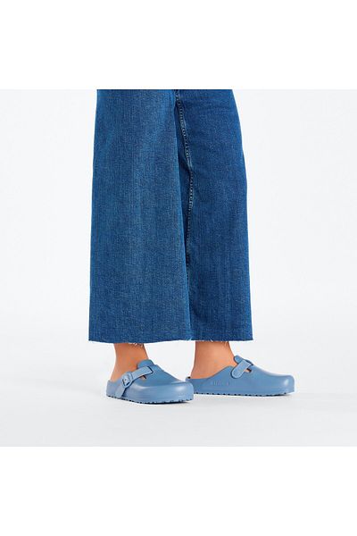 Birkenstock Papuci de damă Blue Boston Eva - 1027259