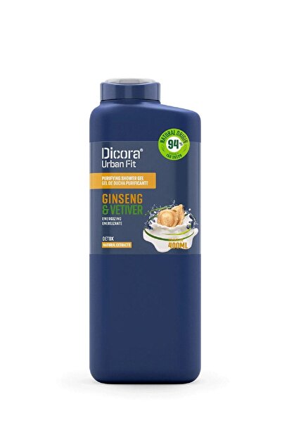DICORA URBAN FIT Ginseng & Vetiver Enerji Verici Detoks Etkili Duş Jeli 400ml