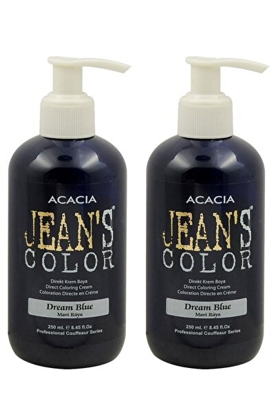 Acacia Jean's Color Saç Boyası Mavi Rüya 250 Ml 2 Adet