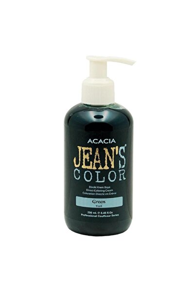 Acacia Jeans Color Su Bazlı Saç Boyası Green Yeşil 250ml