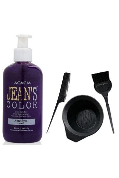 Acacia Saç Boyası Ametist 250ml Ve Fluweel Saç Boya Kabı Seti