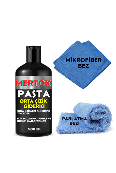 MERTOX OTO ARAÇ ARABA ORTA PASTA CİLA  500ML-ORTA ÇİZİK GİDERİCİ PASTA+PARLAT...