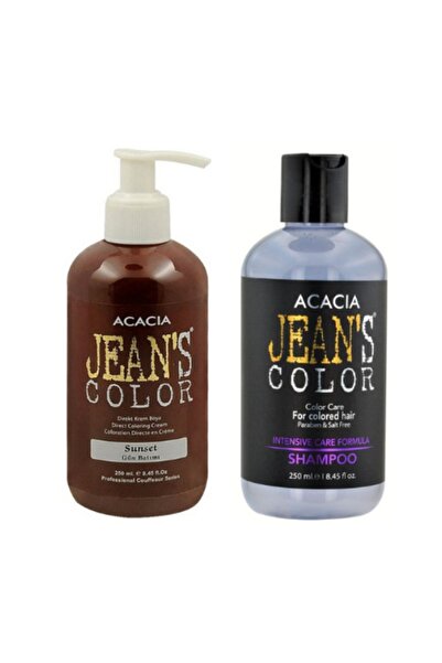 Acacia Jean's Color Günbatımı Saç Boyası 250 Ml. Ve Jean's Color Boya Koruyuc...