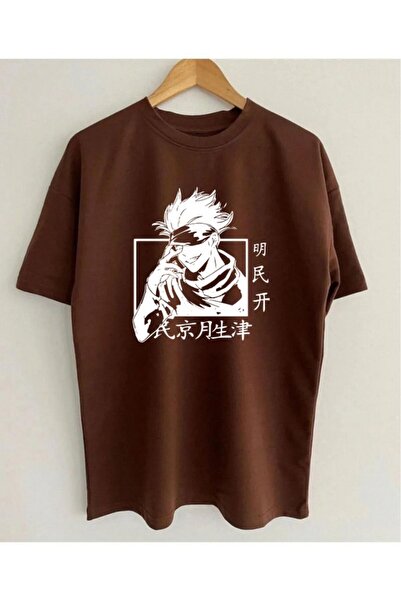 oneagılyazı Tricou oversize unisex cu imprimeu Gojo Satoru Jujutsu Kaisen