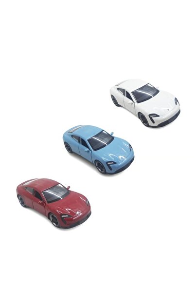 WELLY Porsche Taycan Turbo S 1/36 Ölçek Diecast Metal Model Araba Oyunca Arab...