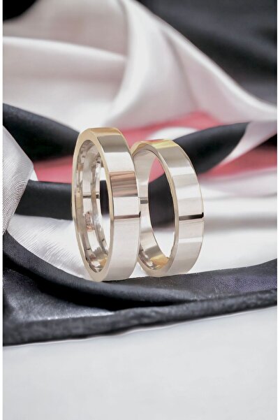 Alyans Gümüş Evi 5 Mm Düz Alyans