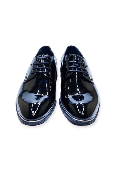 ceoscollection Black Groom Suit Patent Leather Classic Men's Shoes