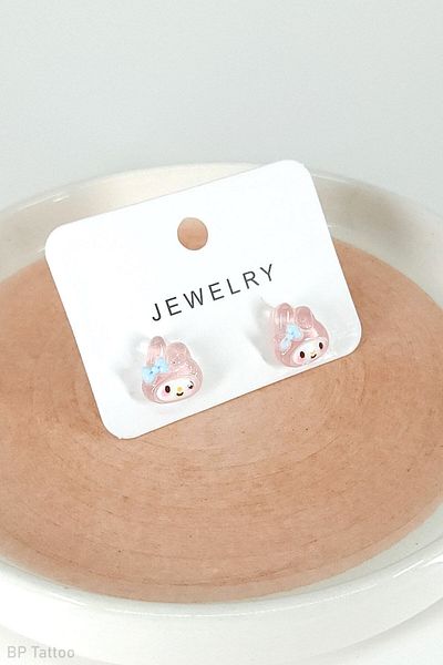 Acousticworld My Melody 2-Piece Teen and Children's Earrings - Gift Accessory Stylish Jewelry