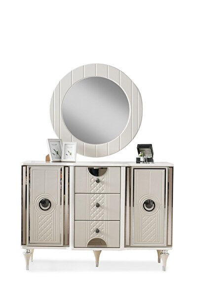 AYDINEV Bahar Mdf Şifonyer Ve Ayna