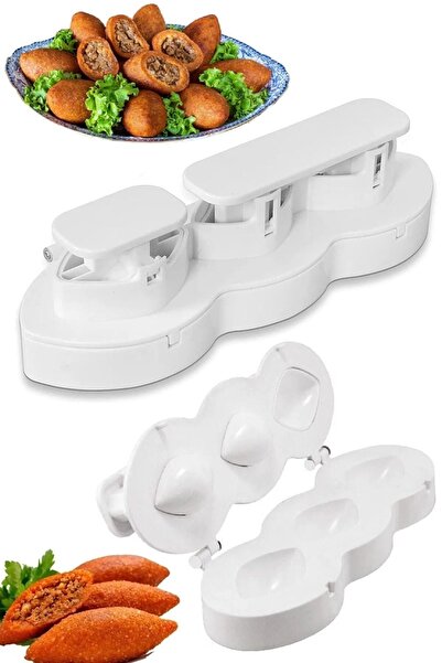 Tilbe Home قالب داخلي لصنع كرات اللحم، سهل الاستخدام، سريع، لصنع الكبة، أداة ...