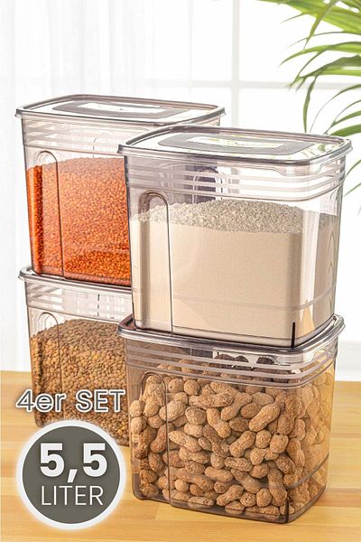 Viwares Strip Vorratsdosen 5,5 Liter
