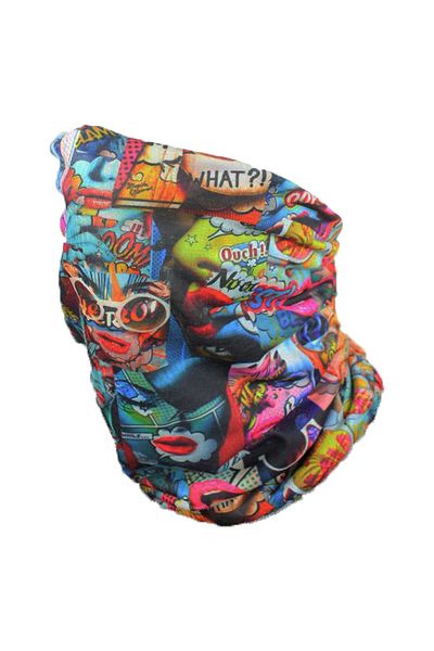 tusah Bandana and Neck Collar for Hiking and Cycling Running - Hunting Tube Scarf Ski Sports Neck Warmer Half Face Mask