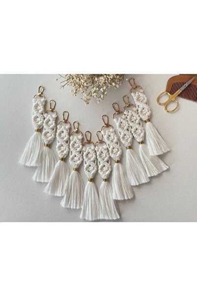 Es-Na Life Decoration 20 τεμάχια μπρελόκ μακραμέ, δώρο γέννησης μωρού, δώρο γ...