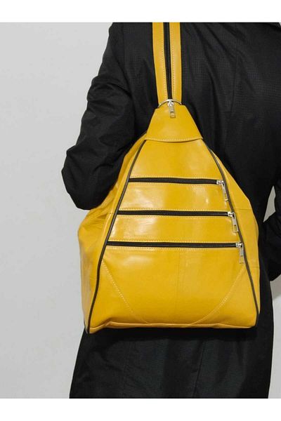 atter Rucsac de damă din piele naturală