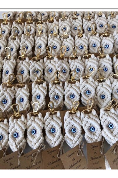 Es-Na Life Decoration Μπρελόκ Μακραμέ 100 Τεμάχια