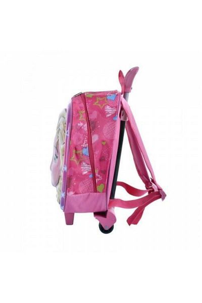 SD ÇANTA Embossed Elsa Figured Kindergarten Bag with Squeegee