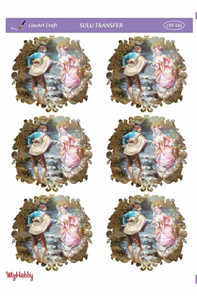 LİNEART Lineart Altın Sarısı Sulu Transfer LNT182 25x35cm