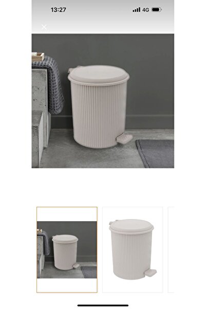 LeesHome Nostalji 011 Pedallı Çöp Kovası 25 Litre