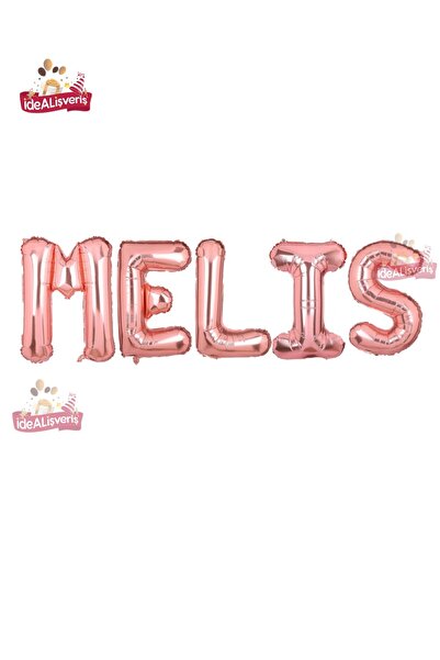 Bkmc Kişiye Özel Rose Gold İsim Folyo Balonu Doğum Günü Folyo Balon Set 36cm ...